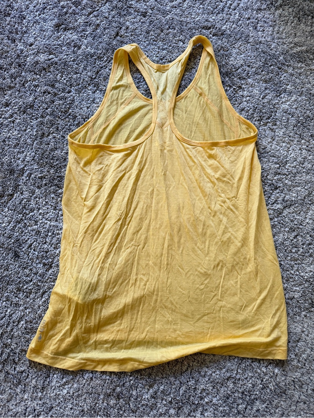 Smartwool Yellow Racerback Performance Tank - Picture 4 of 4